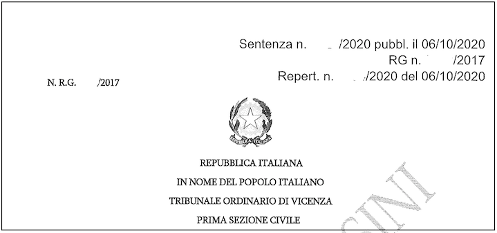 Banca Veneta condannata per lite temeraria - Avvocato Alessio Orsini - Esperto in diritto Bancario Banca Veneta condannata per lite temeraria - Avvocato Alessio Orsini - Esperto in diritto Bancario